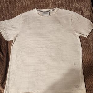 Denim & Flower Ricky Singh White Textured T-Shirt